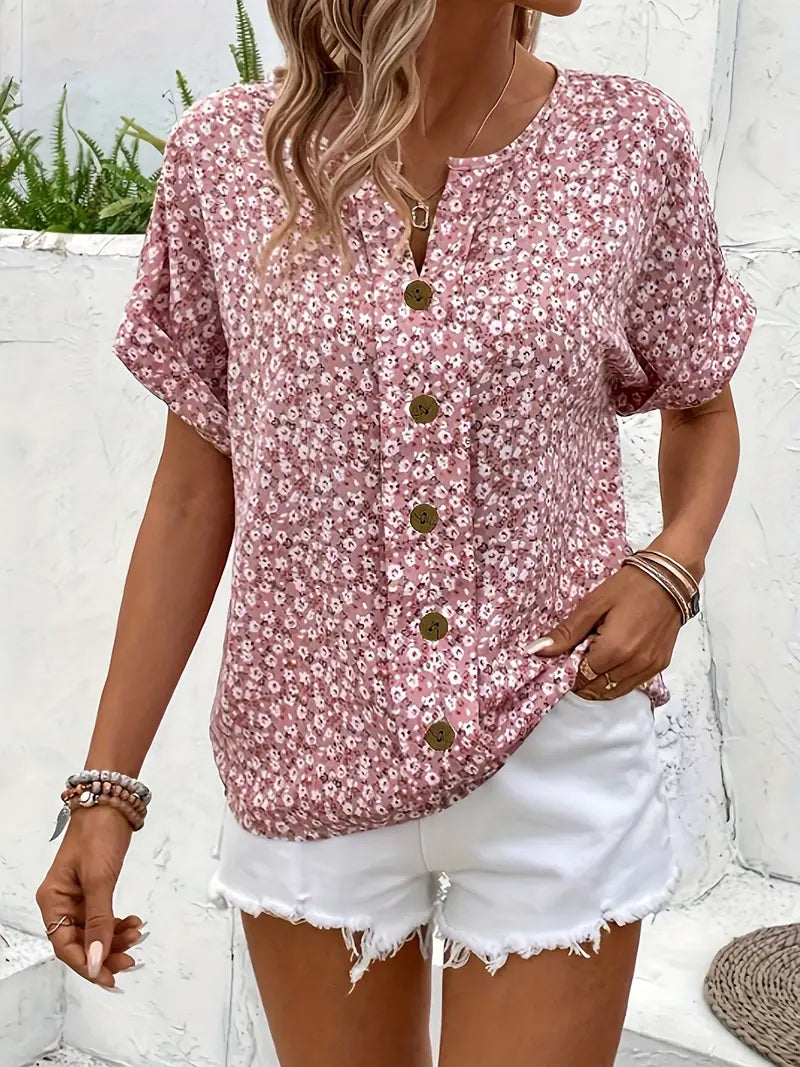 Sophie Floral Tummy-Cover Blouse