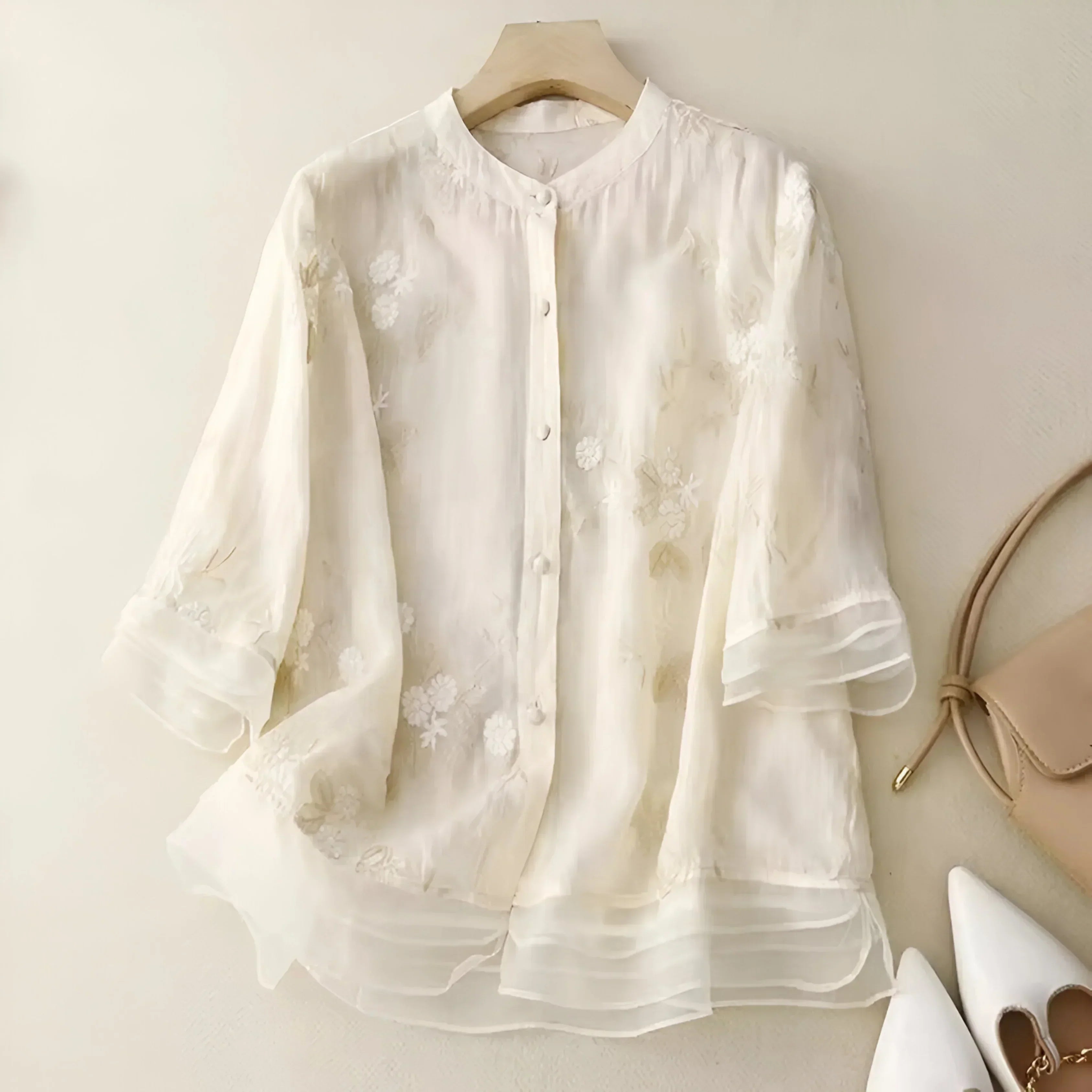 Vanessa Floral Silk Blouse