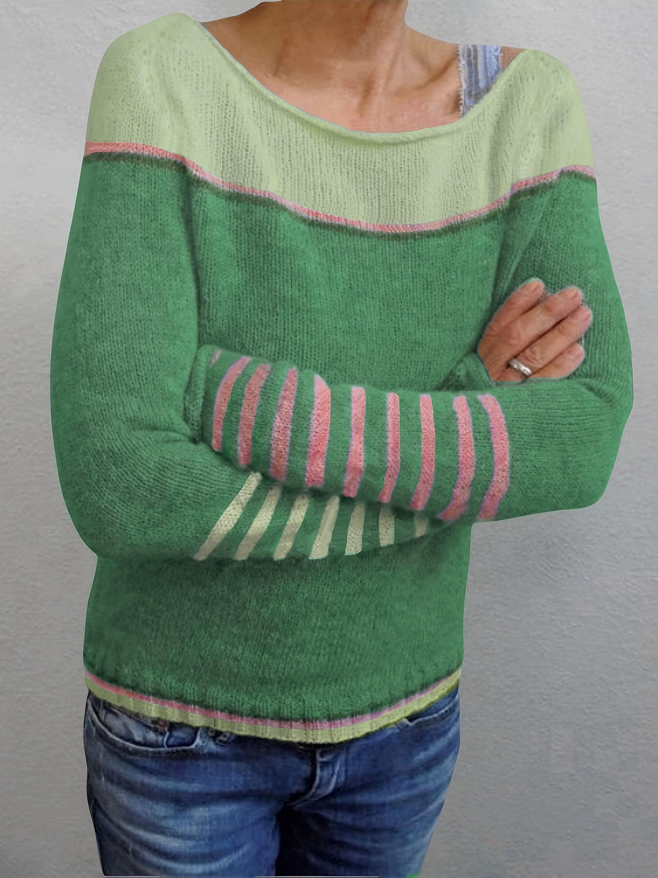 Rachel - Timeless Striped Knit Shirt