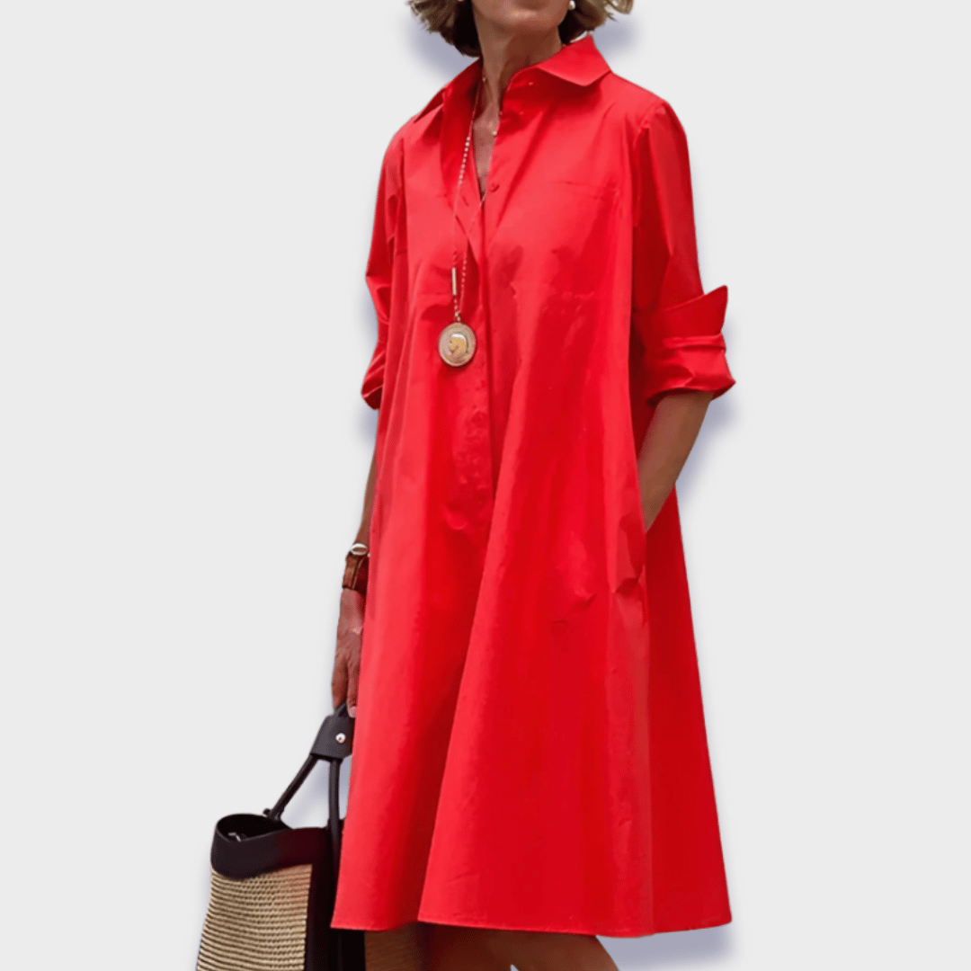 Clara™ - Effortless Polo Dress
