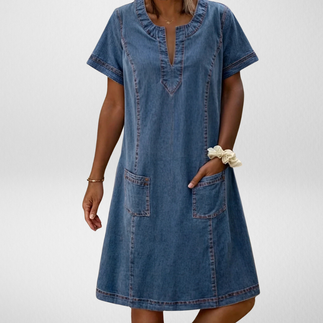 Sophie Denim Shift Dress