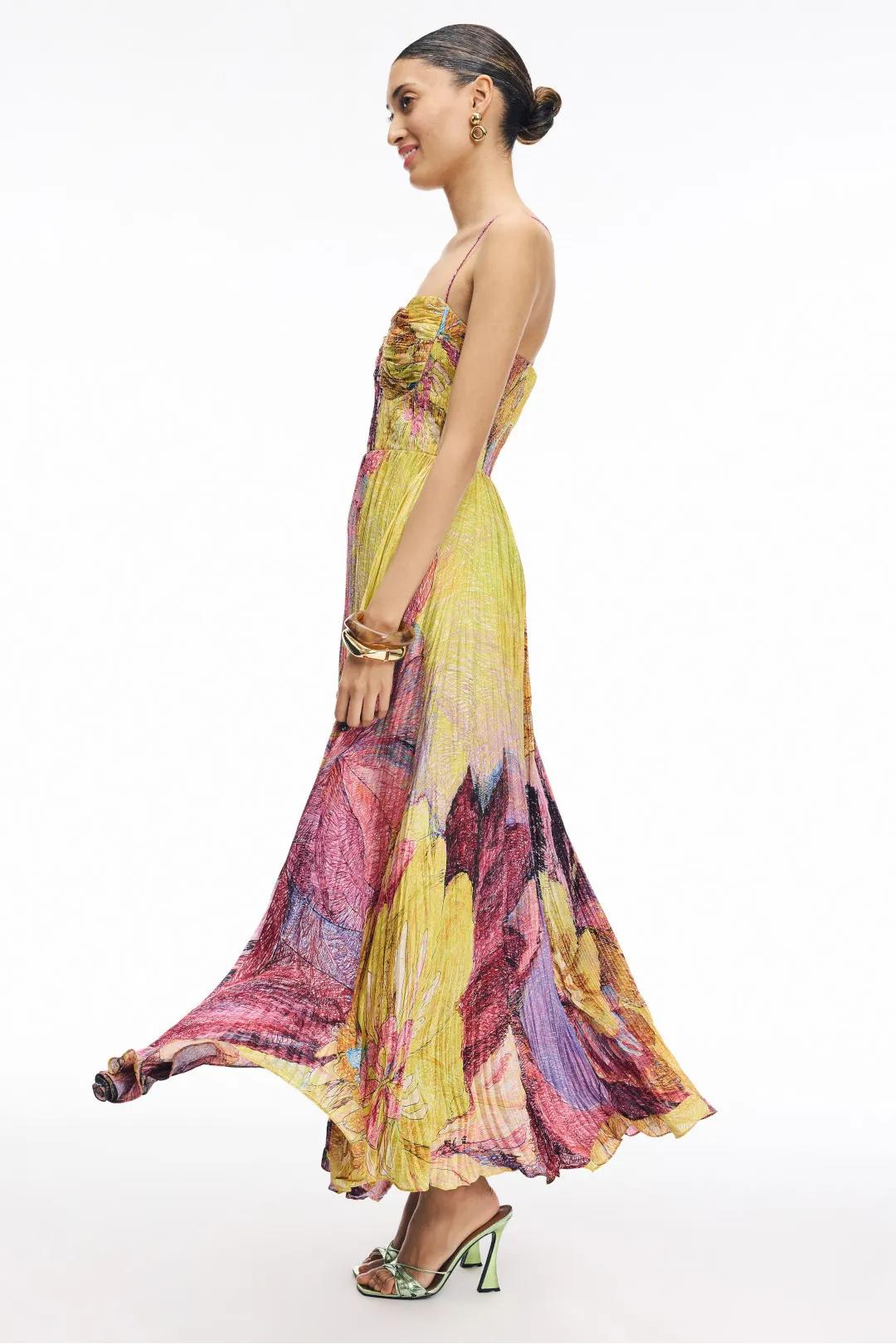 Sophie - Ikat Print Maxi Dress