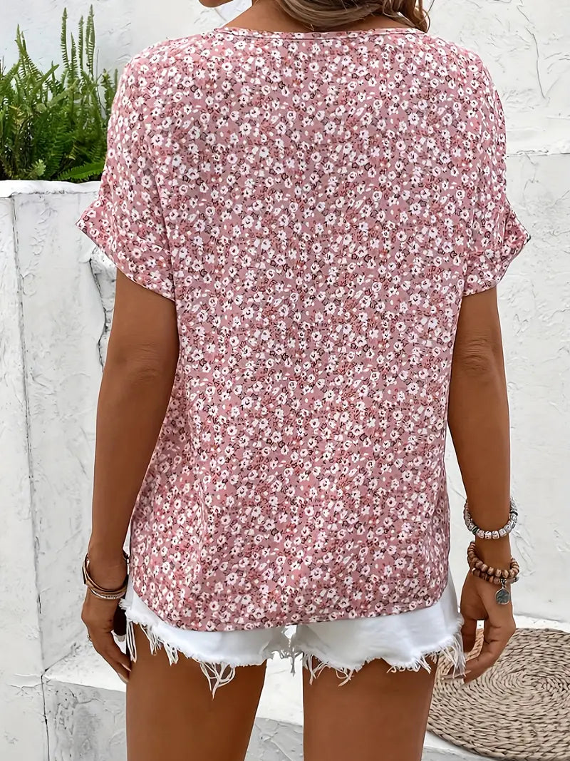 Sophie Floral Tummy-Cover Blouse