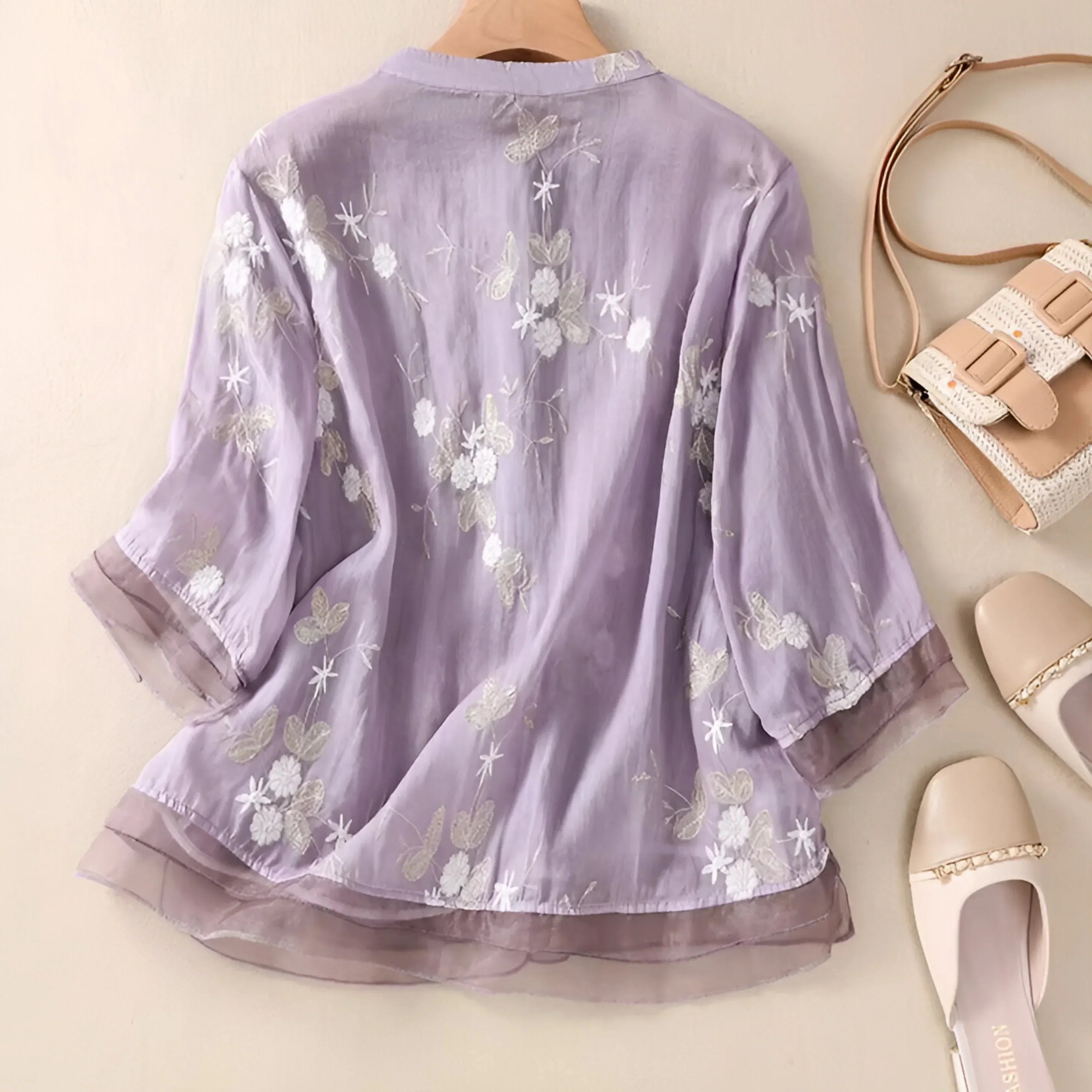 Vanessa Floral Silk Blouse