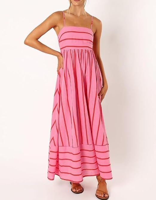 Pink – Sunset Vibes Maxi Dress