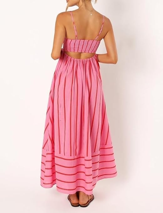 Pink – Sunset Vibes Maxi Dress