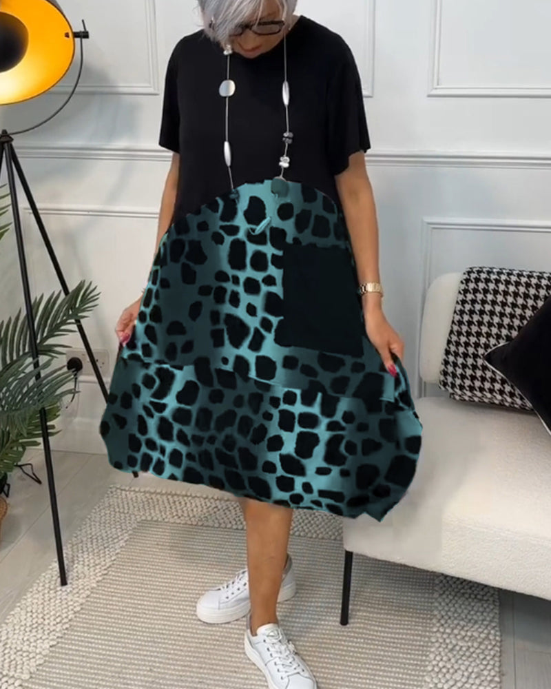 Lina – Lightweight Summer Dress with Round Neck