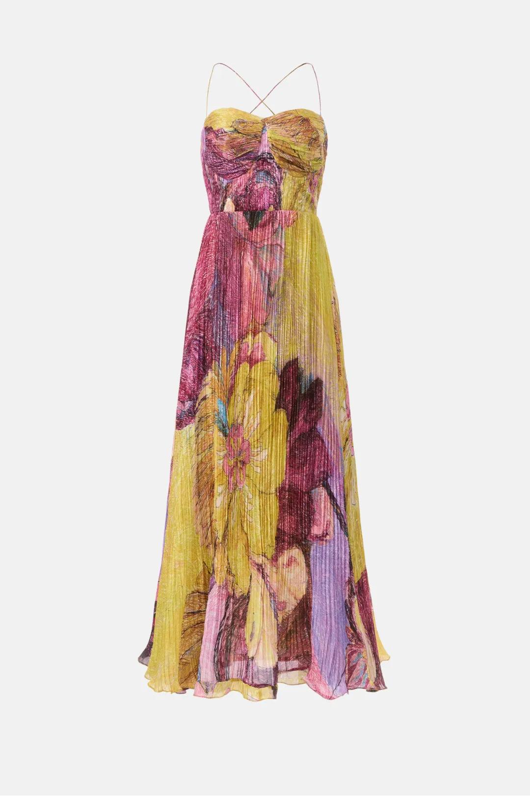 Sophie - Ikat Print Maxi Dress