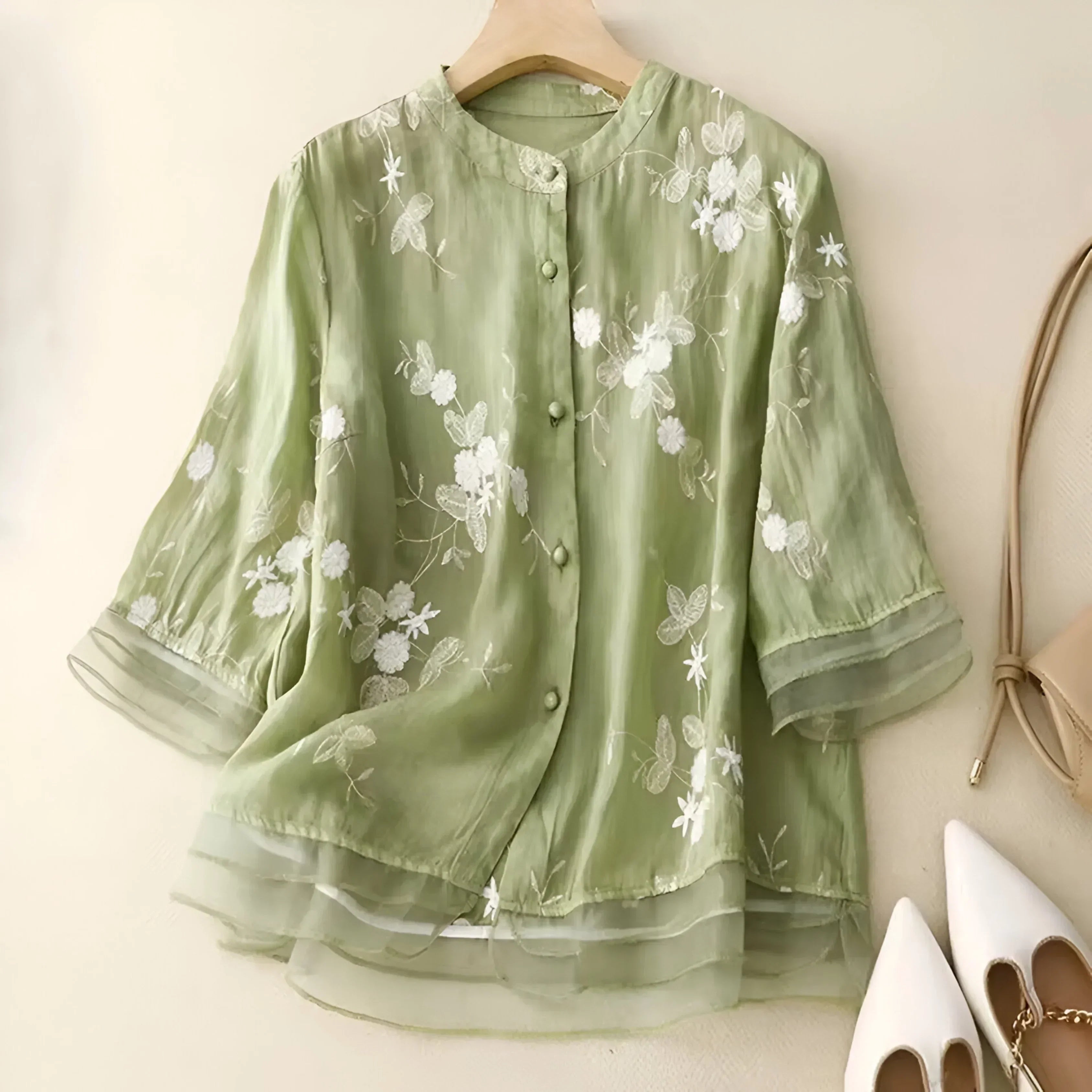 Vanessa Floral Silk Blouse