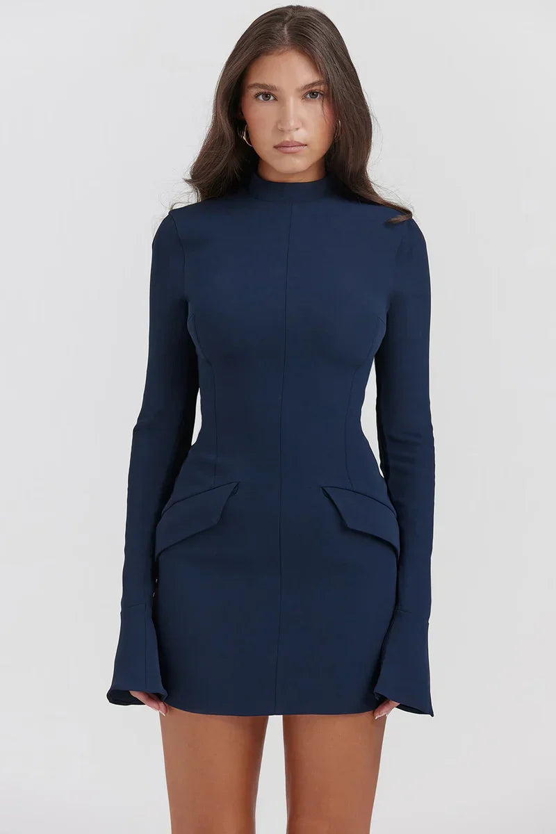 Florence Long Sleeve Fitted Dress