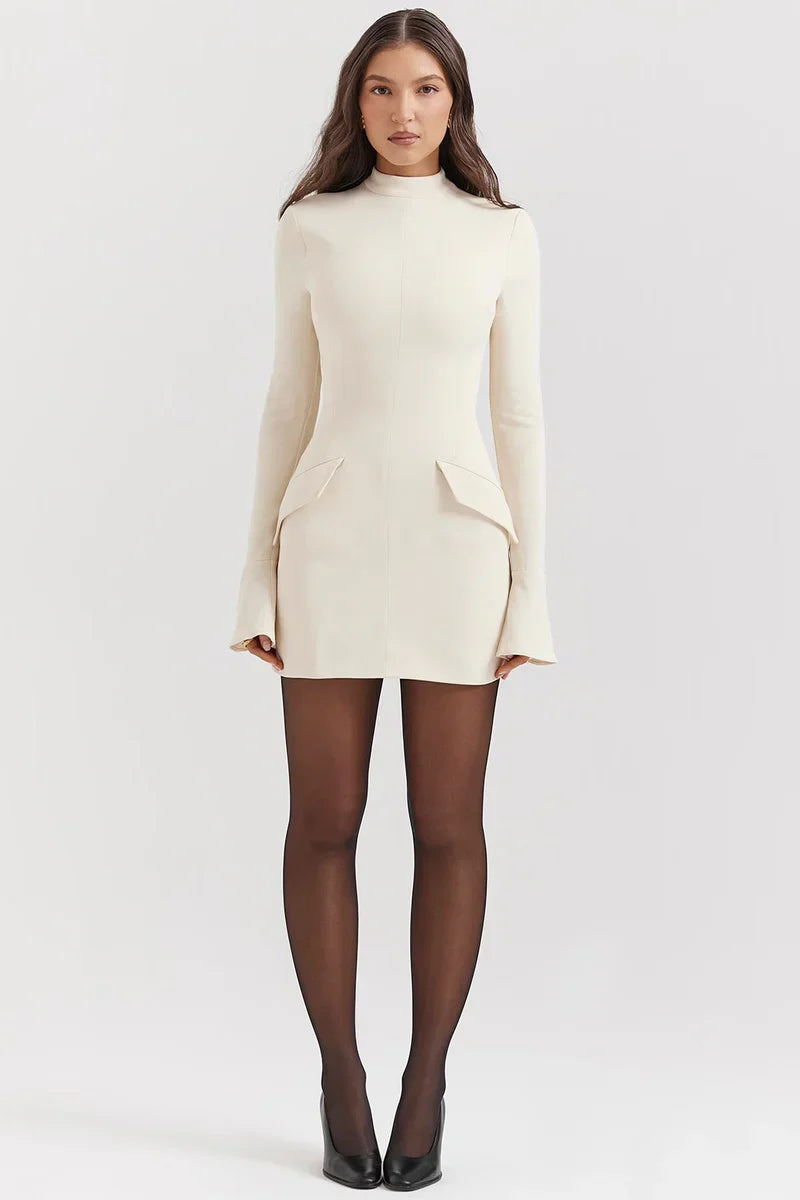 Florence Long Sleeve Fitted Dress