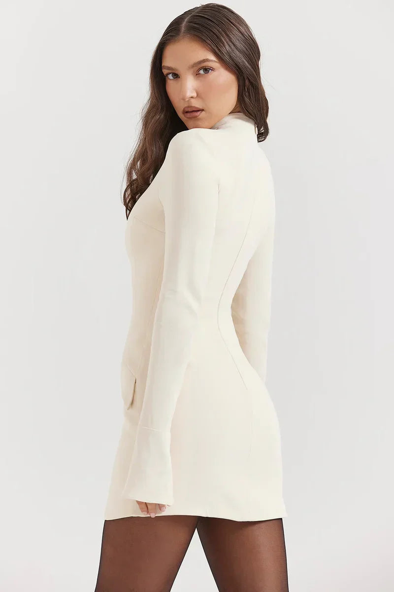 Florence Long Sleeve Fitted Dress