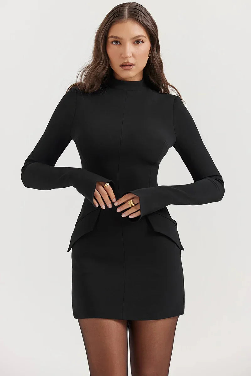 Florence Long Sleeve Fitted Dress