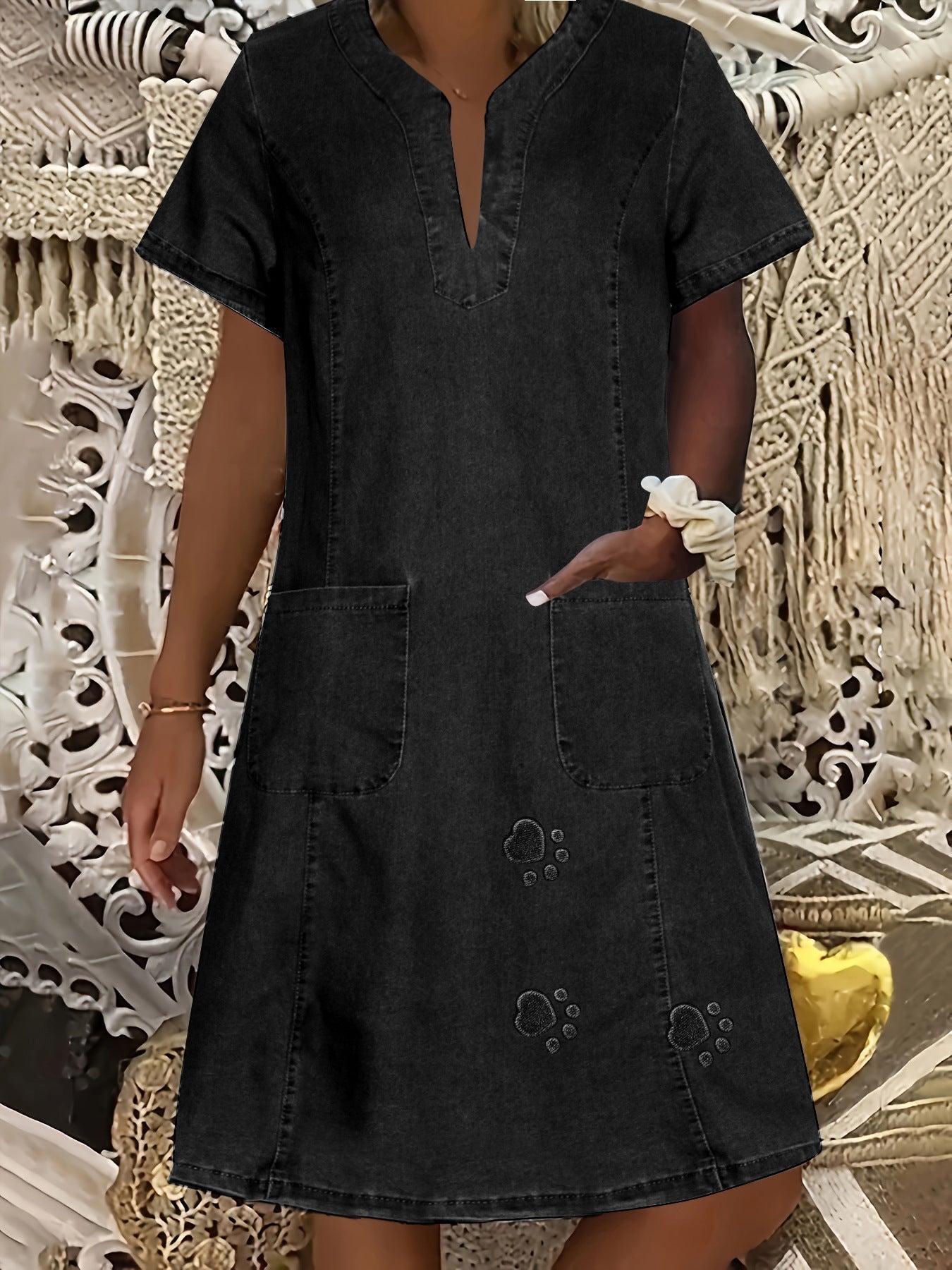 Sophie Denim Shift Dress