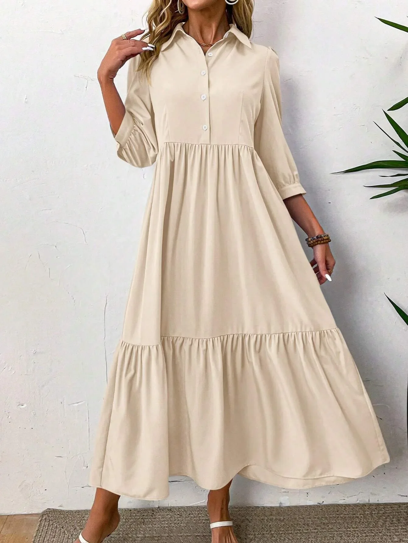 Suzanne - Fluid Shirt Dress