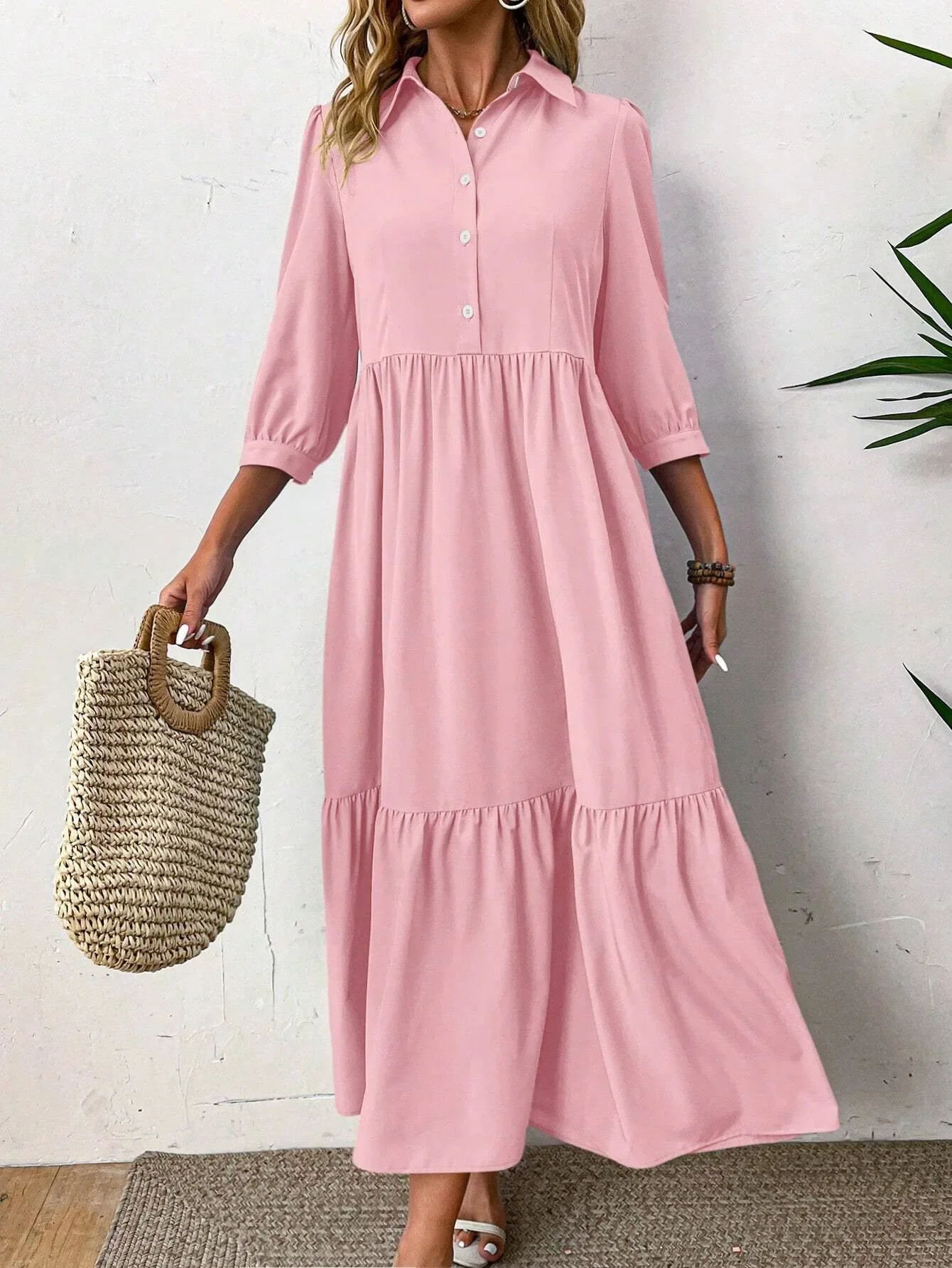 Suzanne - Fluid Shirt Dress