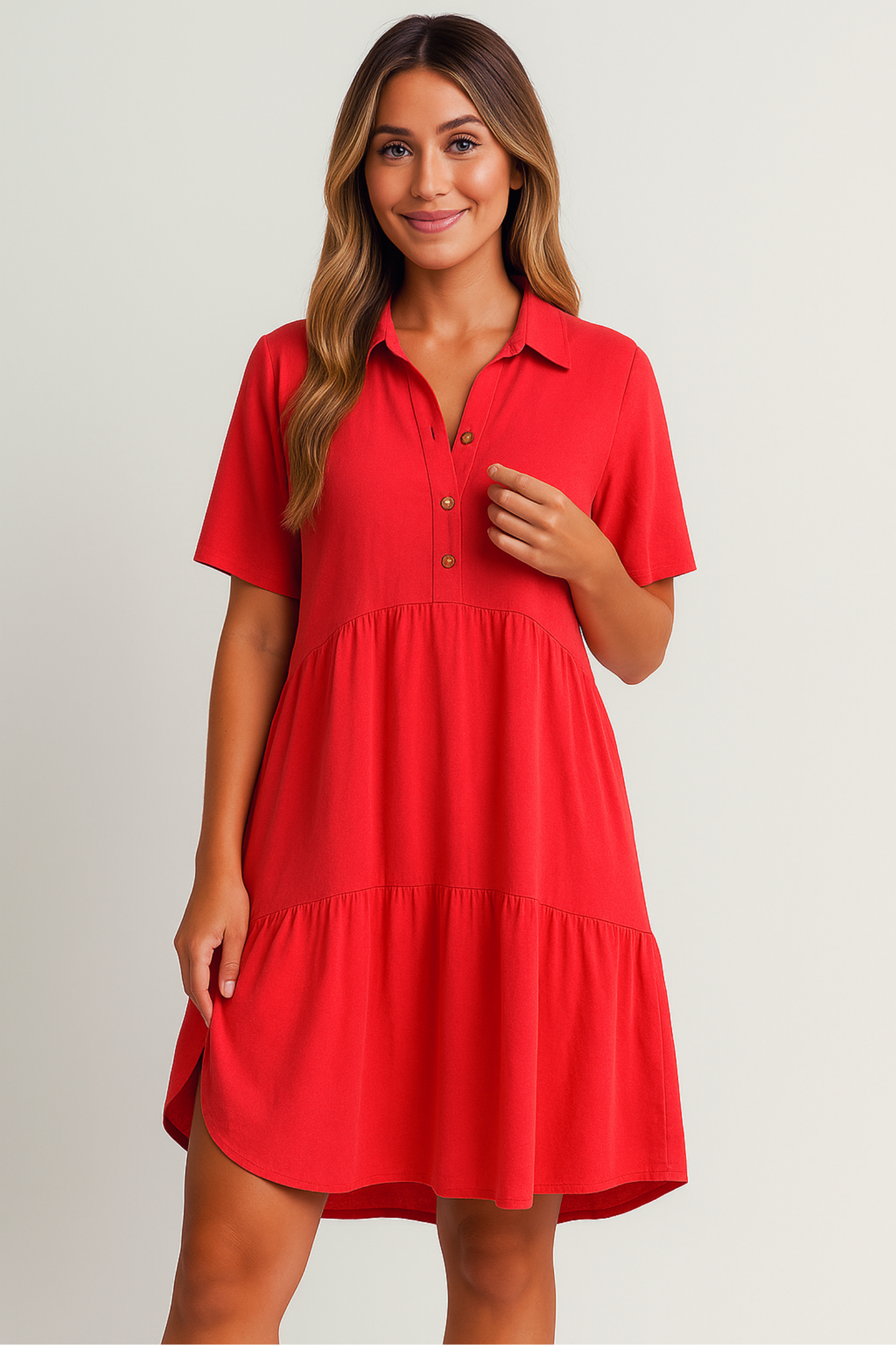 Josianne - Casual Summer Linen Dress