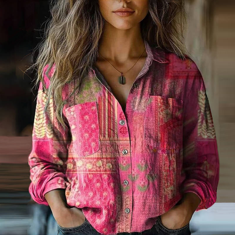 Clara Vintage Spring Blouse