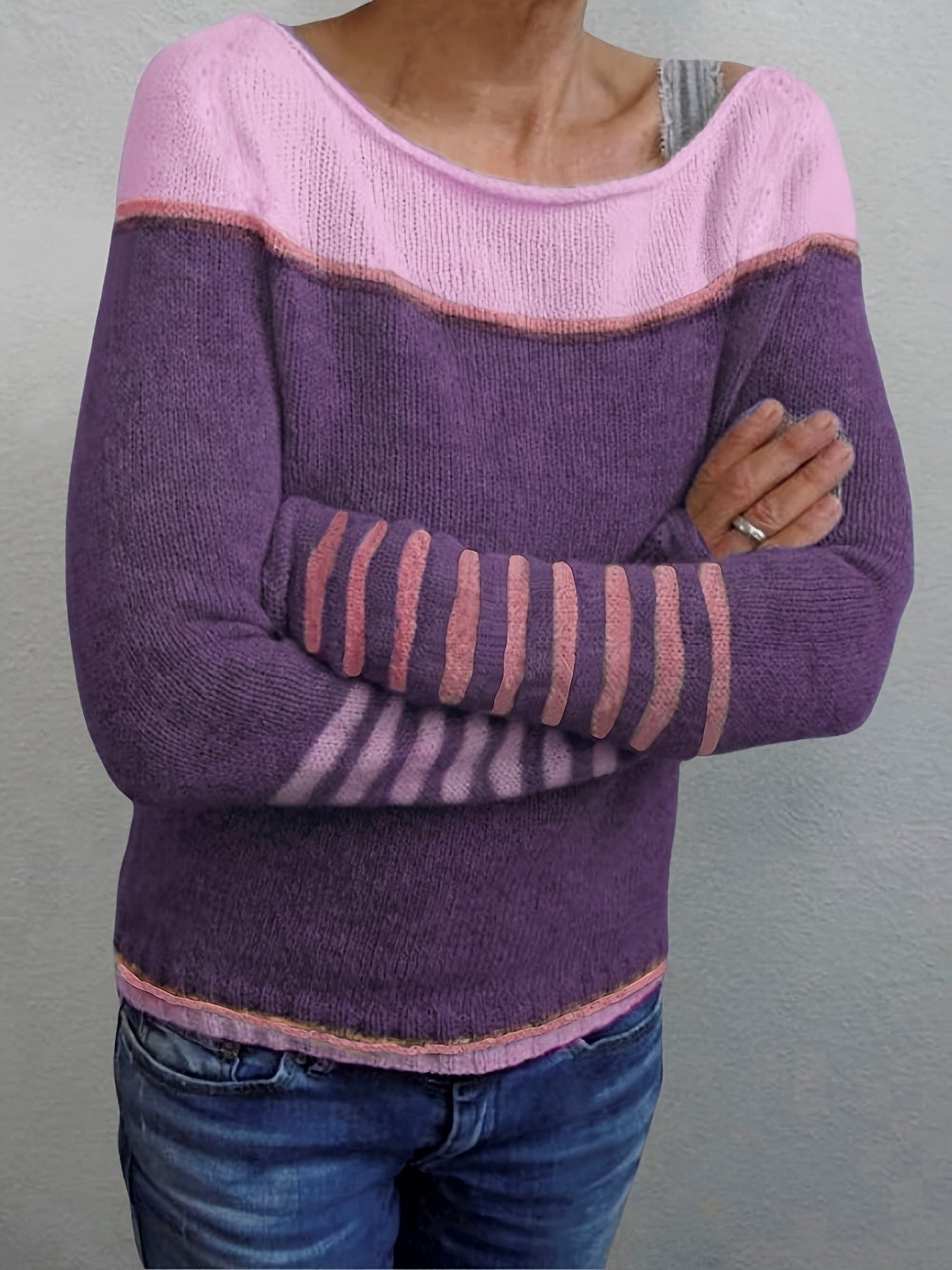Rachel - Timeless Striped Knit Shirt