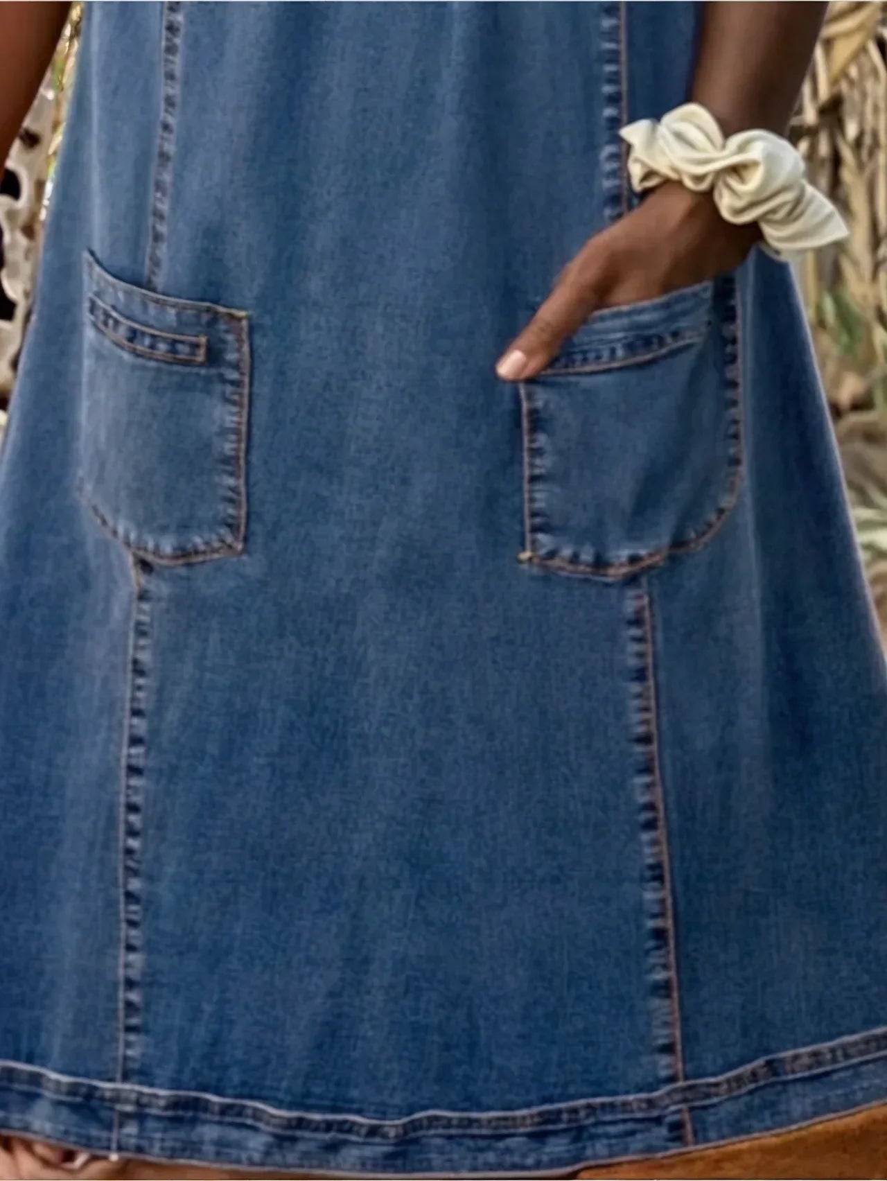 Sophie Denim Shift Dress