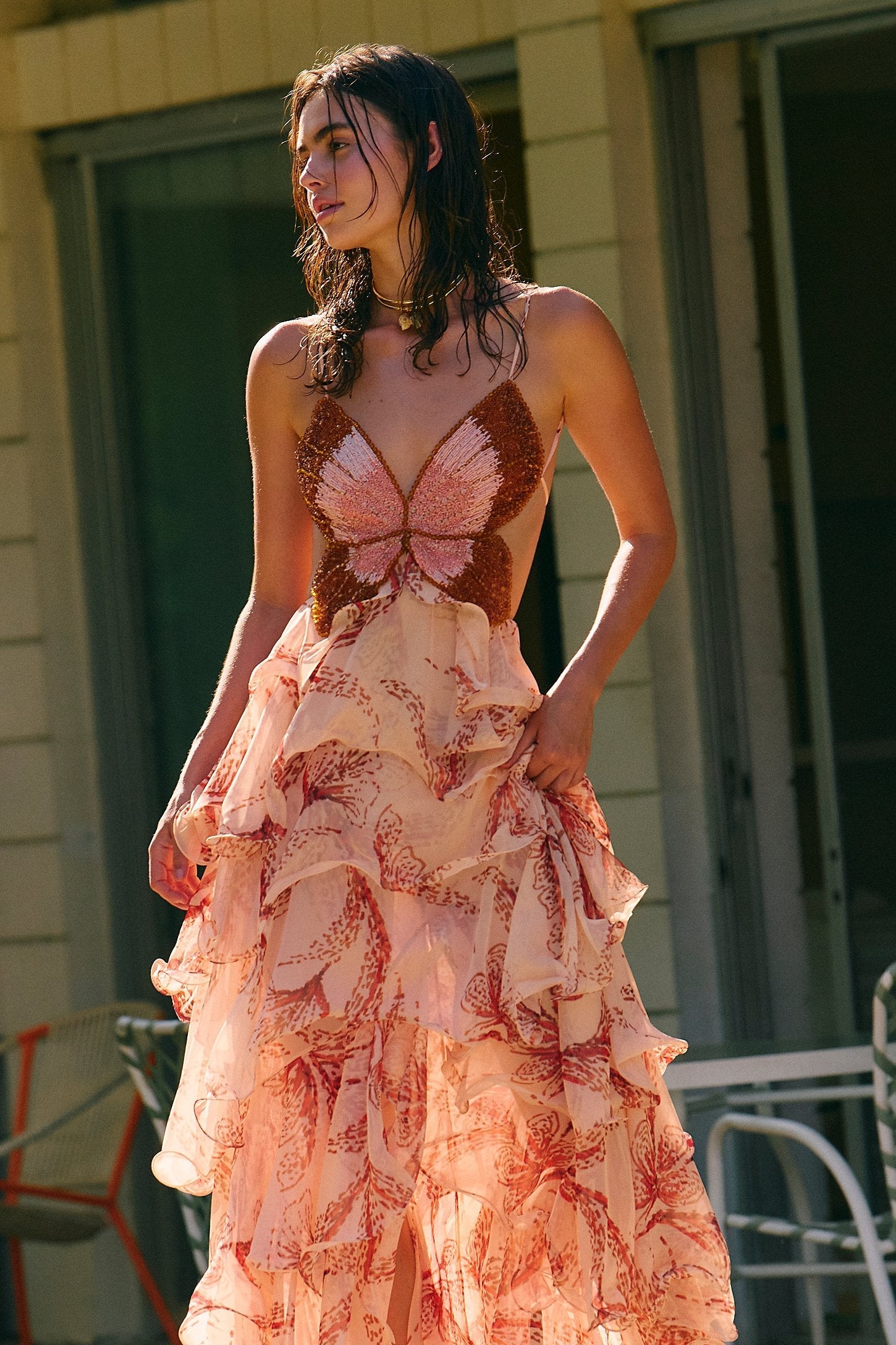 Nahia - Ruffled Dress