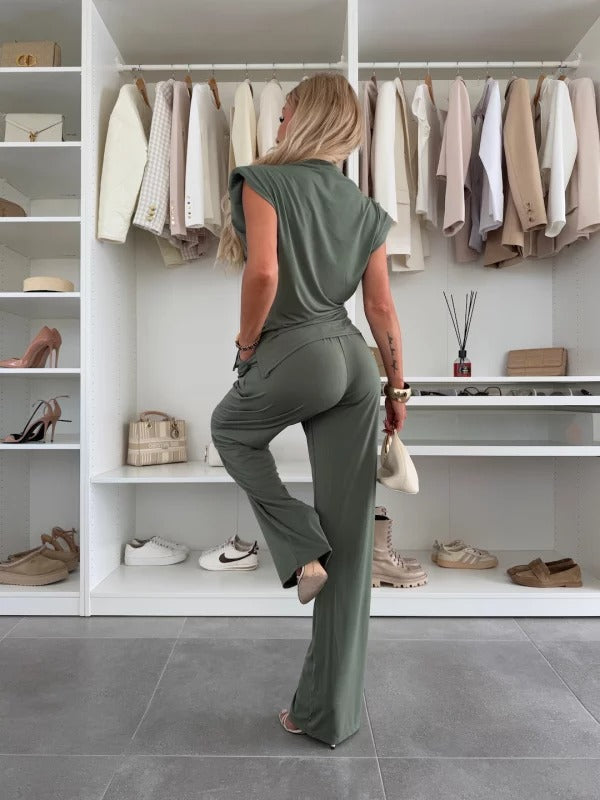 Noelle – Blouse and Pants Set