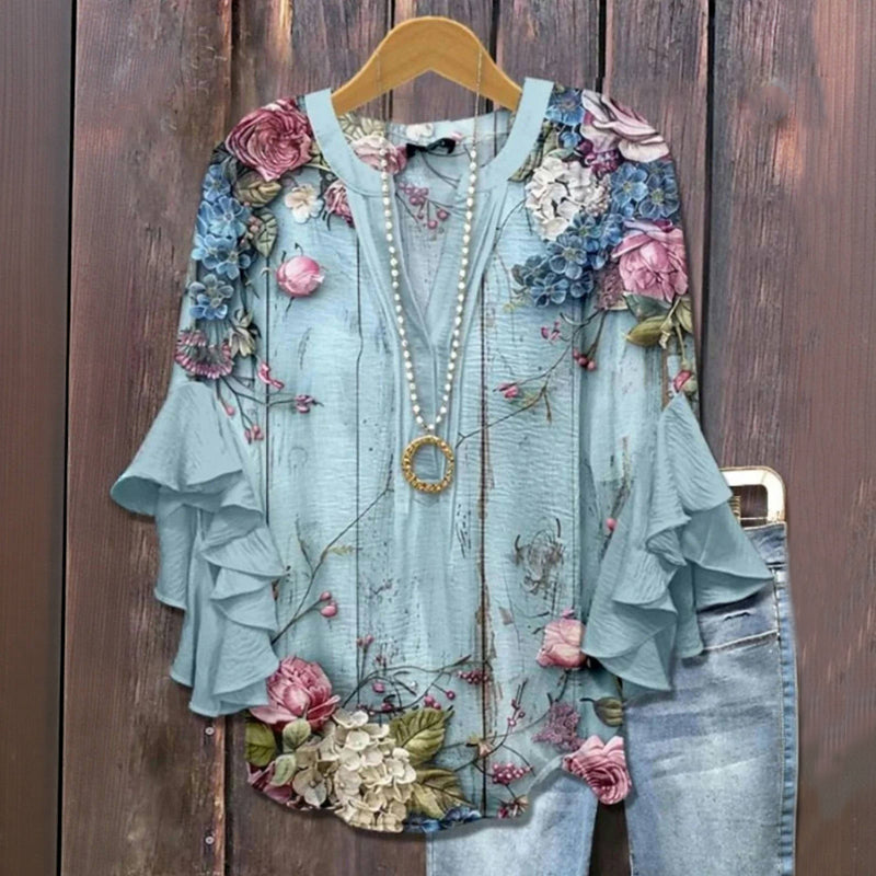 Abigail™ - Timeless Floral Blouse