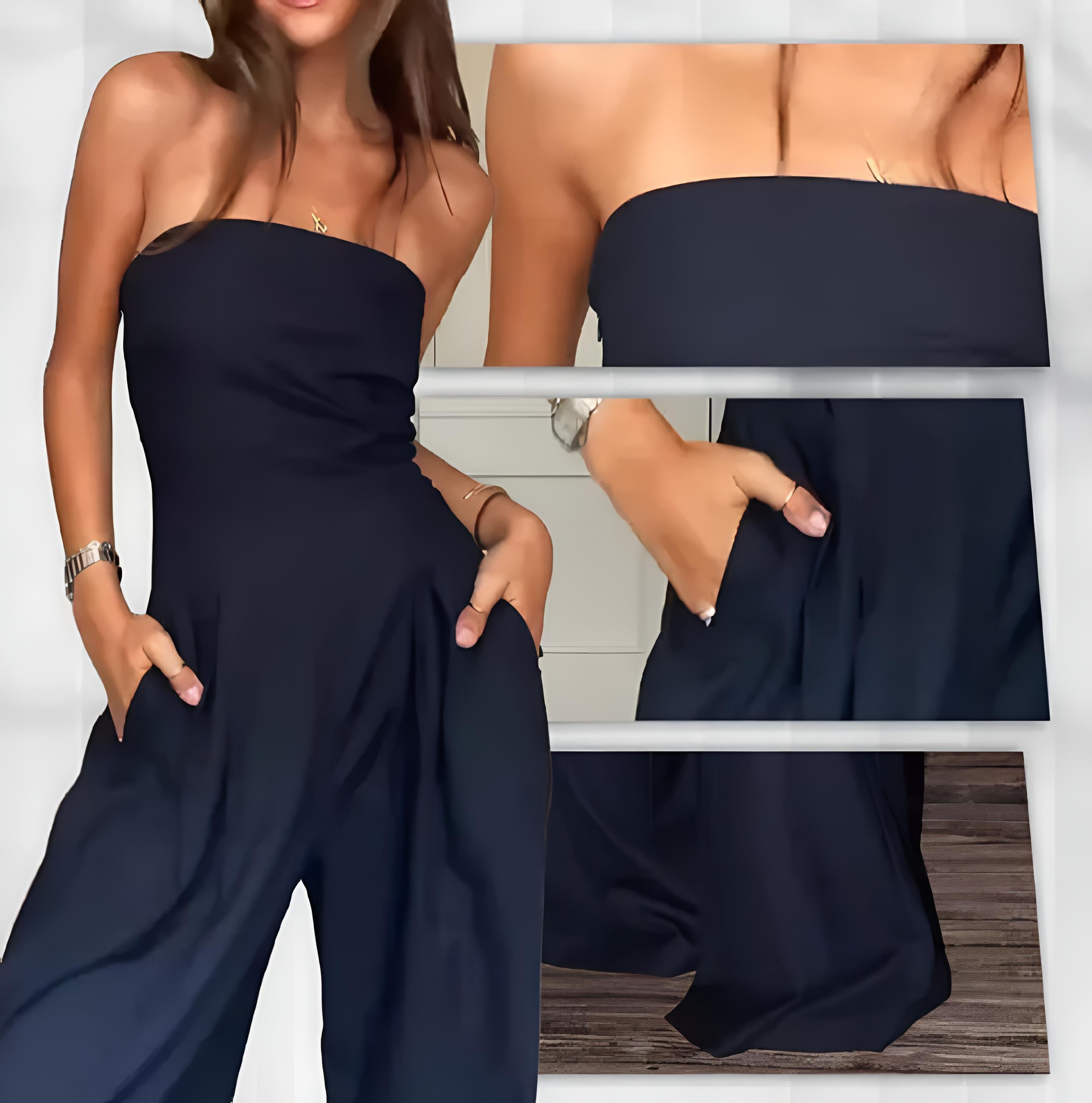 Inès – Strapless Jumpsuit