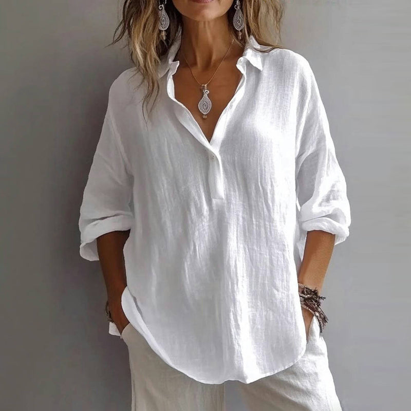 Leah Cotton Spring Blouse