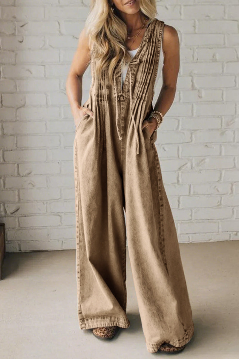 Rosa - Pleated Jumpsuit