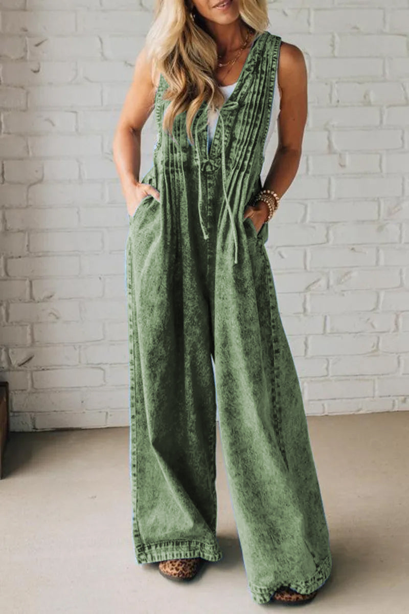 Rosa - Pleated Jumpsuit