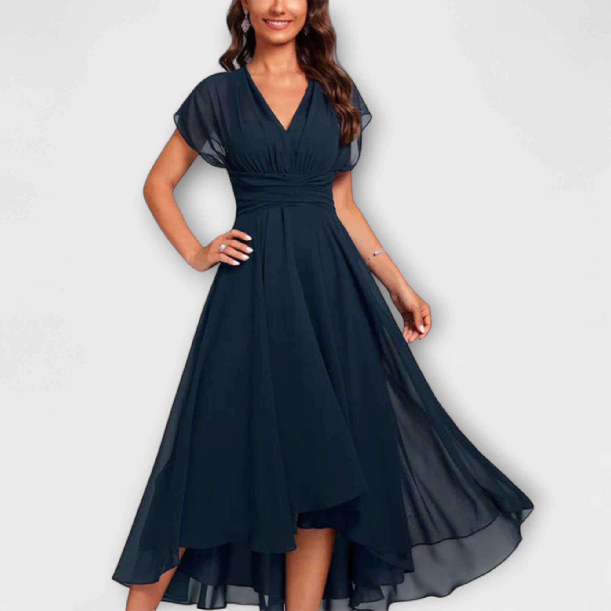 Joan™ - Elegant V-Neck Gown
