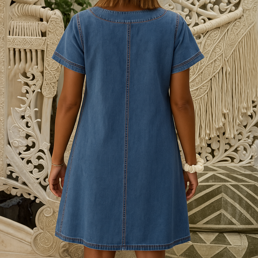 Sophie Denim Shift Dress