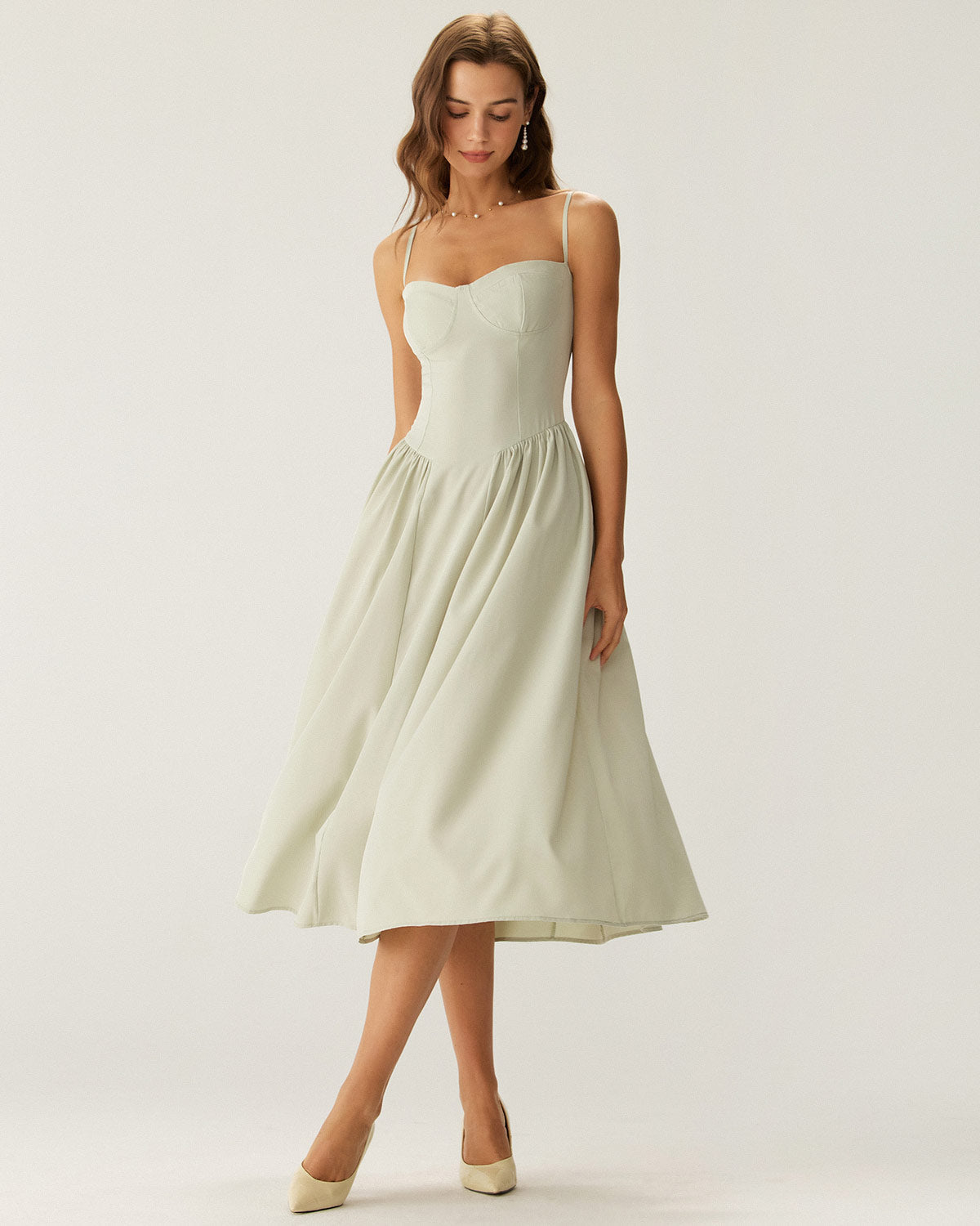 Eva - Elegant Midi Slip Dress