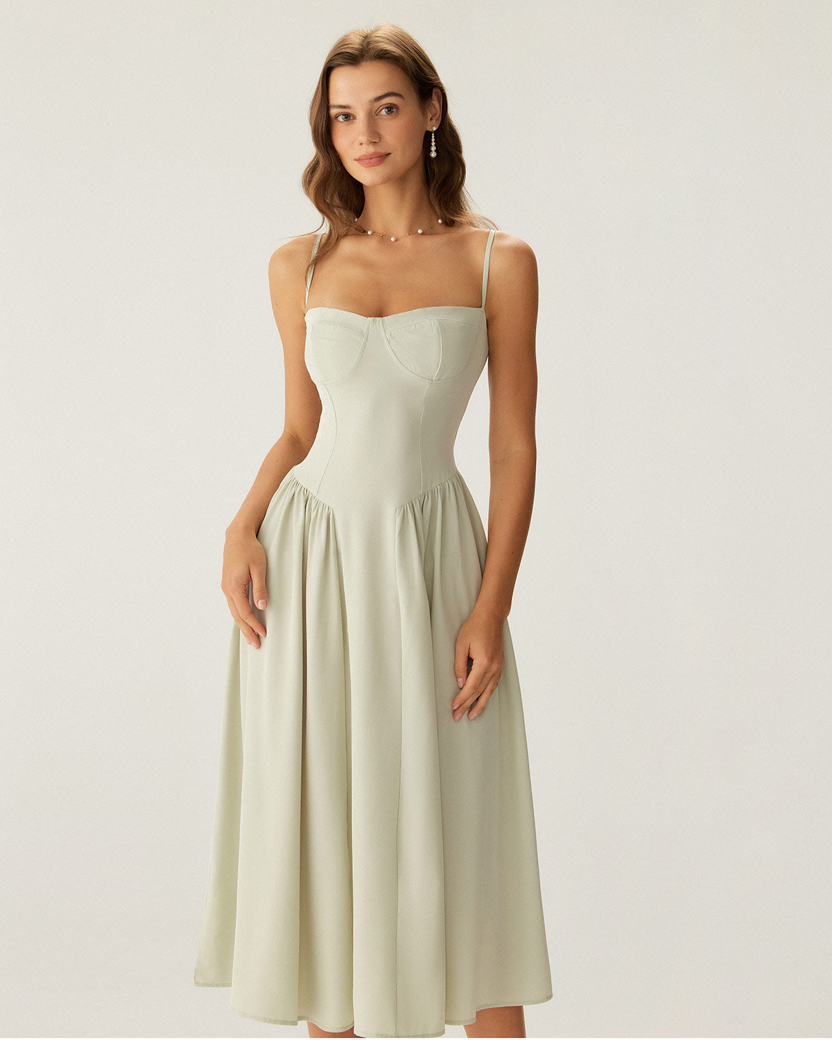 Eva - Elegant Midi Slip Dress