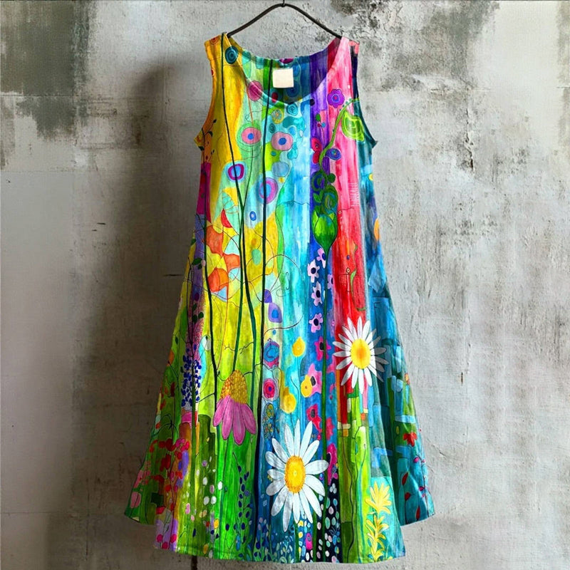 Elowen Vintage Floral Dress