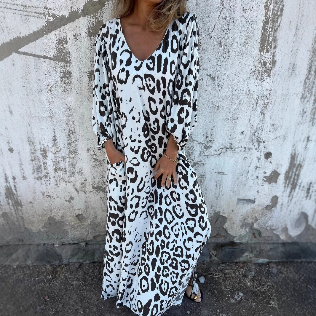 Savannah Leopard Dress