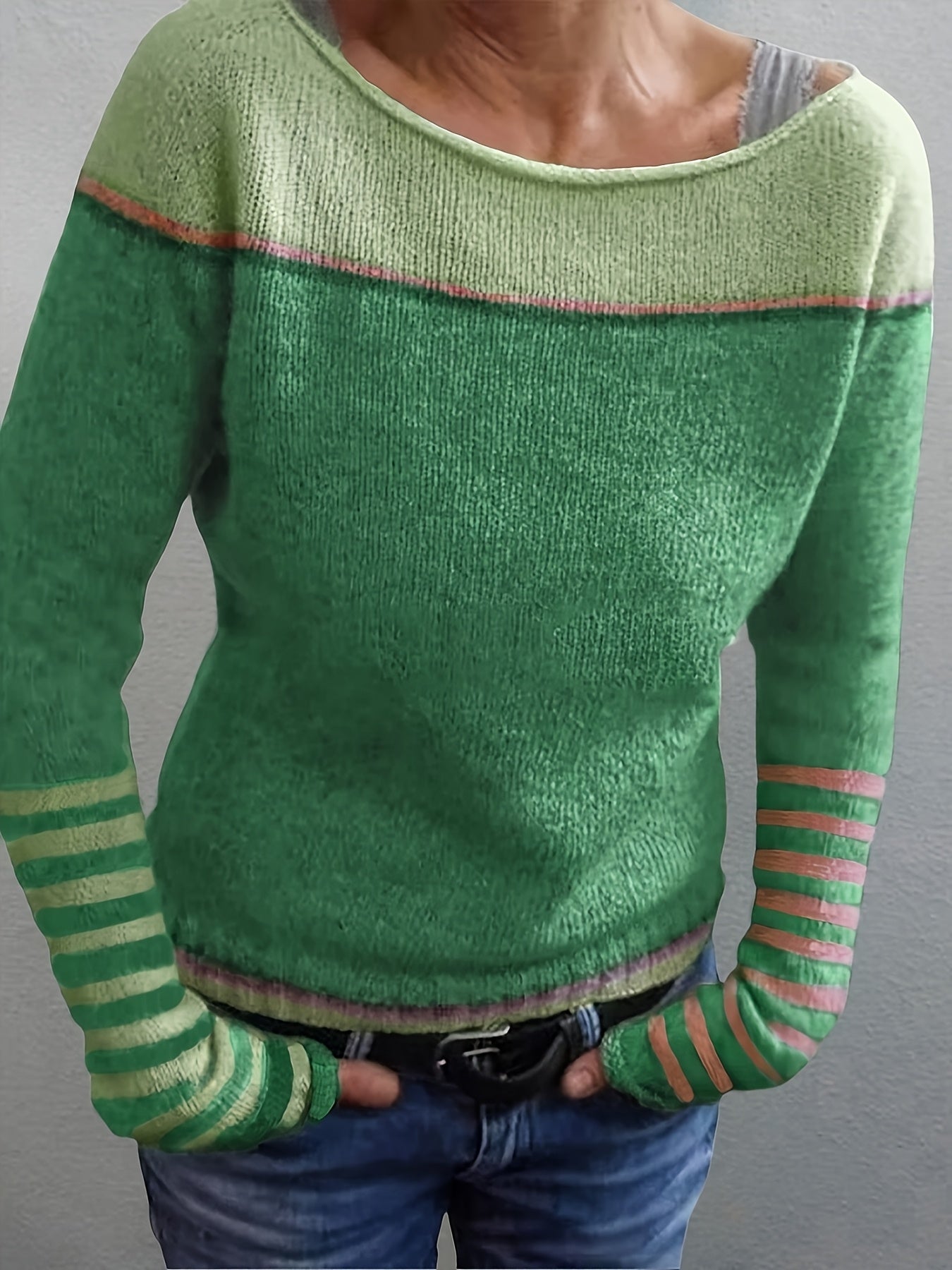 Rachel - Timeless Striped Knit Shirt