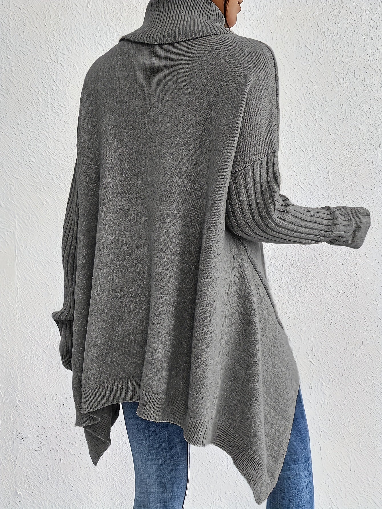 Elena - Luxe Knit High Neck Sweater