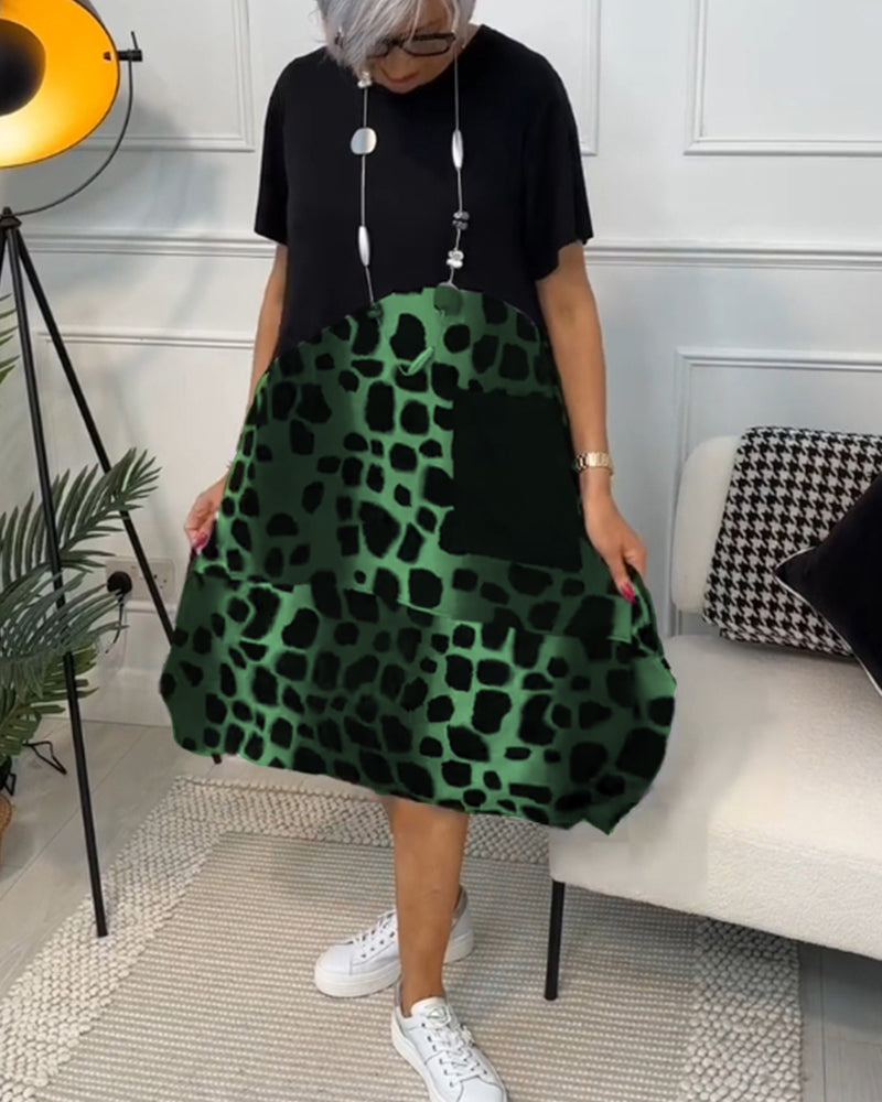 Lina – Lightweight Summer Dress with Round Neck