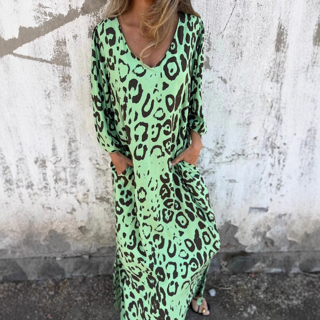 Savannah Leopard Dress