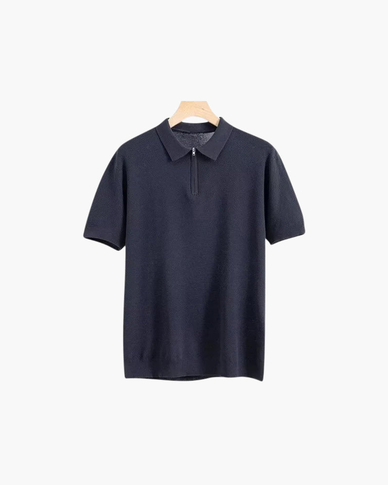 Zip Up Polo