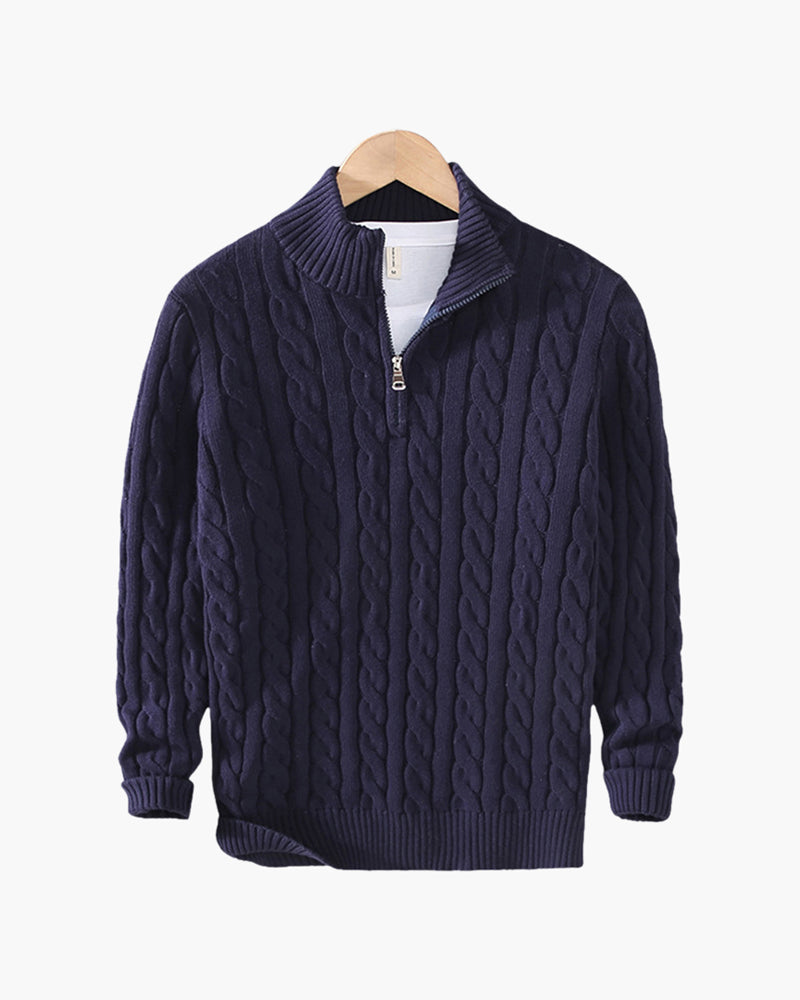 Signature Half-Zip Sweater