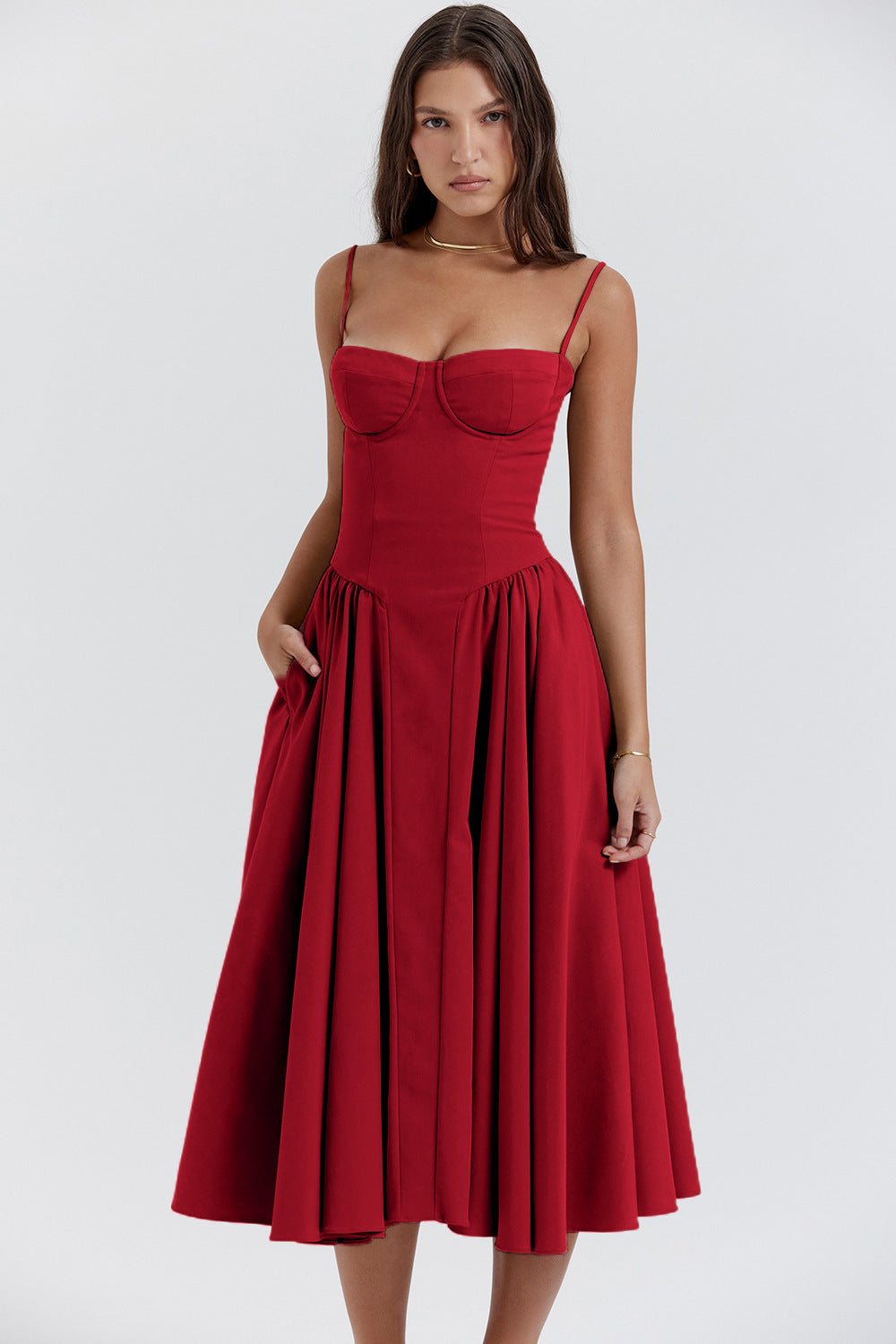 Kiki – Retro Midi Dress