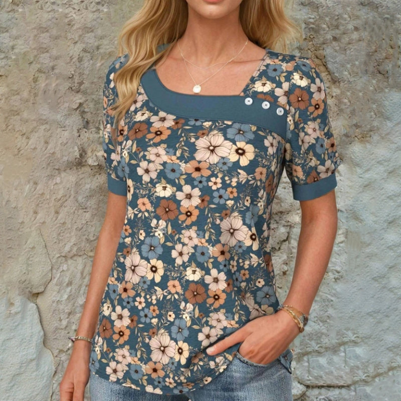 Scarlett™ - Timeless Floral Blouse