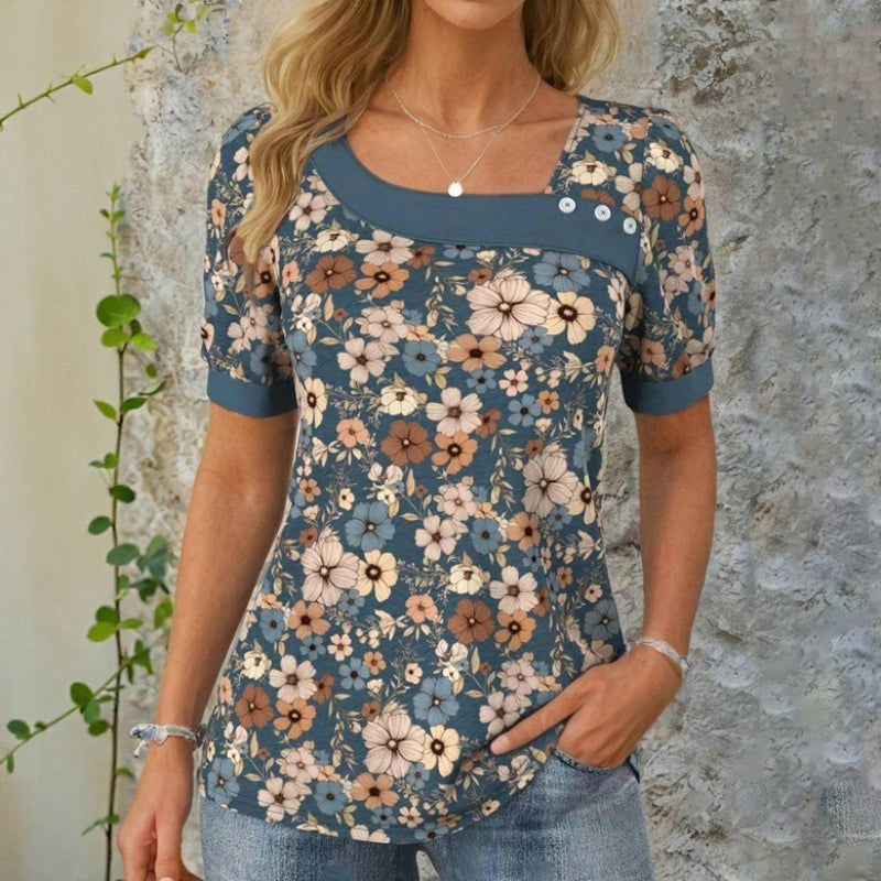 Scarlett™ - Timeless Floral Blouse