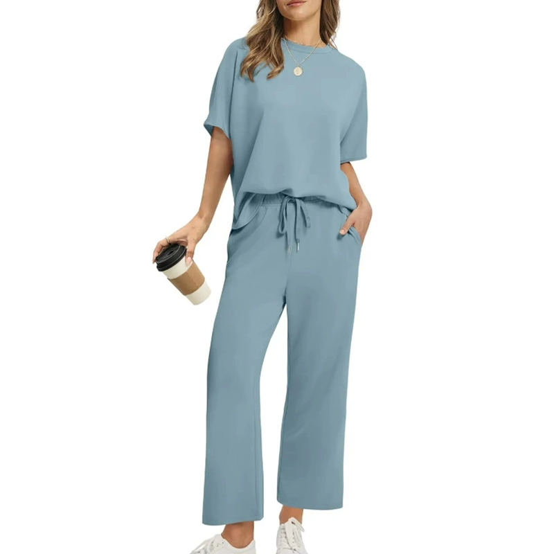 Marjorie – Casual Set with Top and Pants