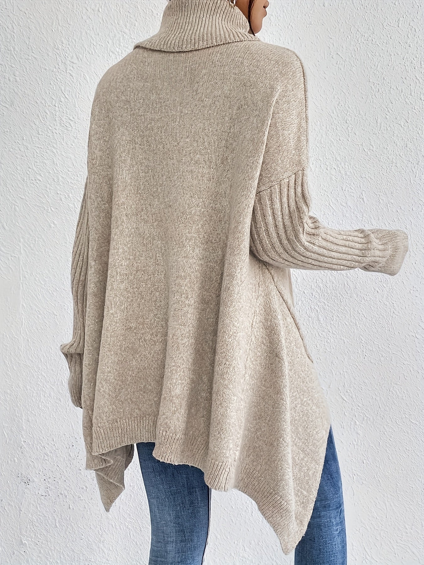 Elena - Luxe Knit High Neck Sweater