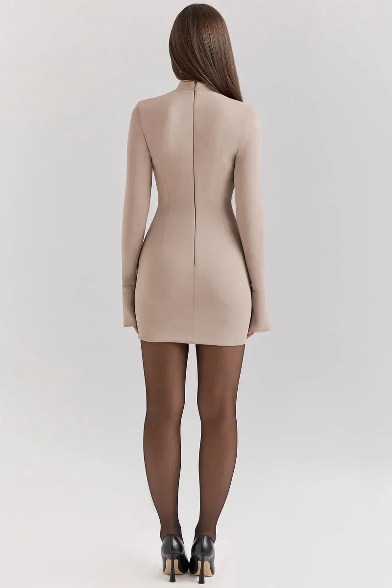 Florence Long Sleeve Fitted Dress