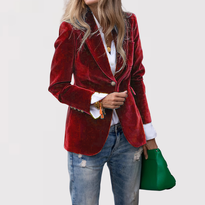 Lauraine - Luxe Velvet Jacket